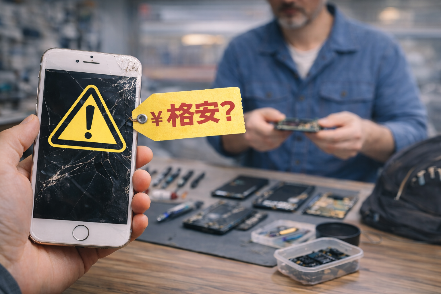 安いだけで選ぶと危険？高槻のiPhone修理で後悔しない基準